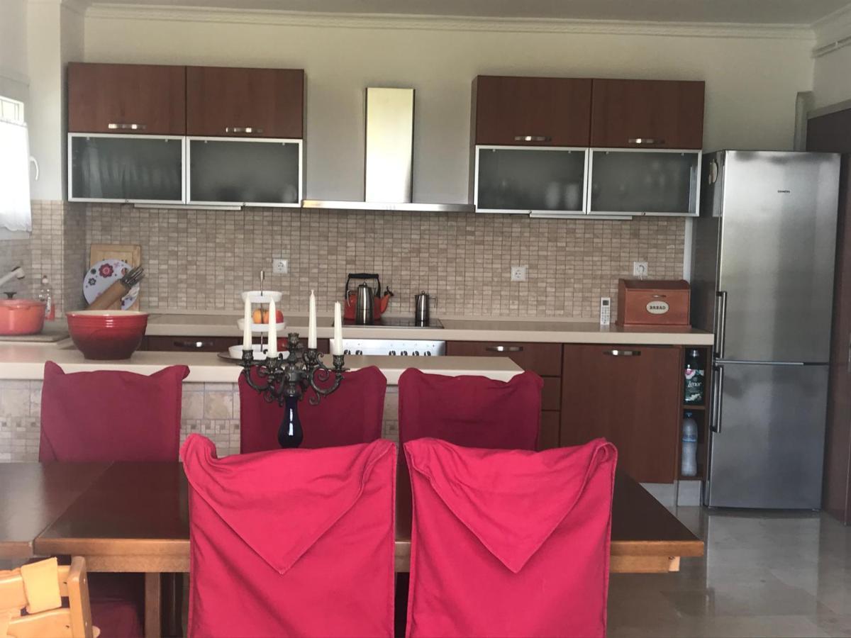 Schoenes Familienappartement In Pelekas, Corfu Mit Meerblick Exterior foto
