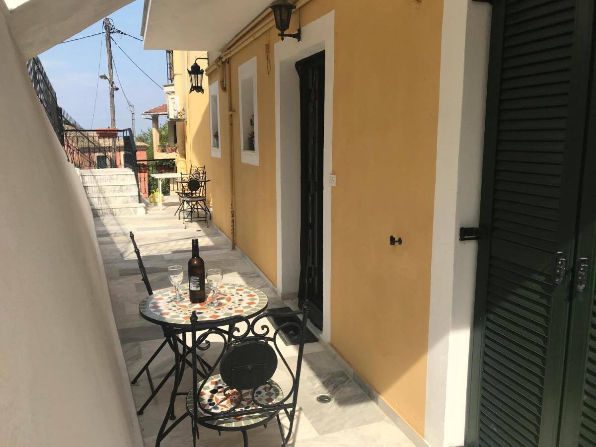 Schoenes Familienappartement In Pelekas, Corfu Mit Meerblick Exterior foto