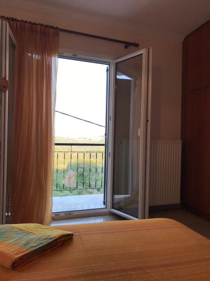 Schoenes Familienappartement In Pelekas, Corfu Mit Meerblick Exterior foto