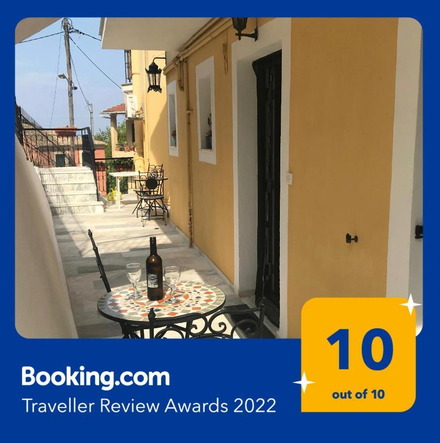 Schoenes Familienappartement In Pelekas, Corfu Mit Meerblick Exterior foto